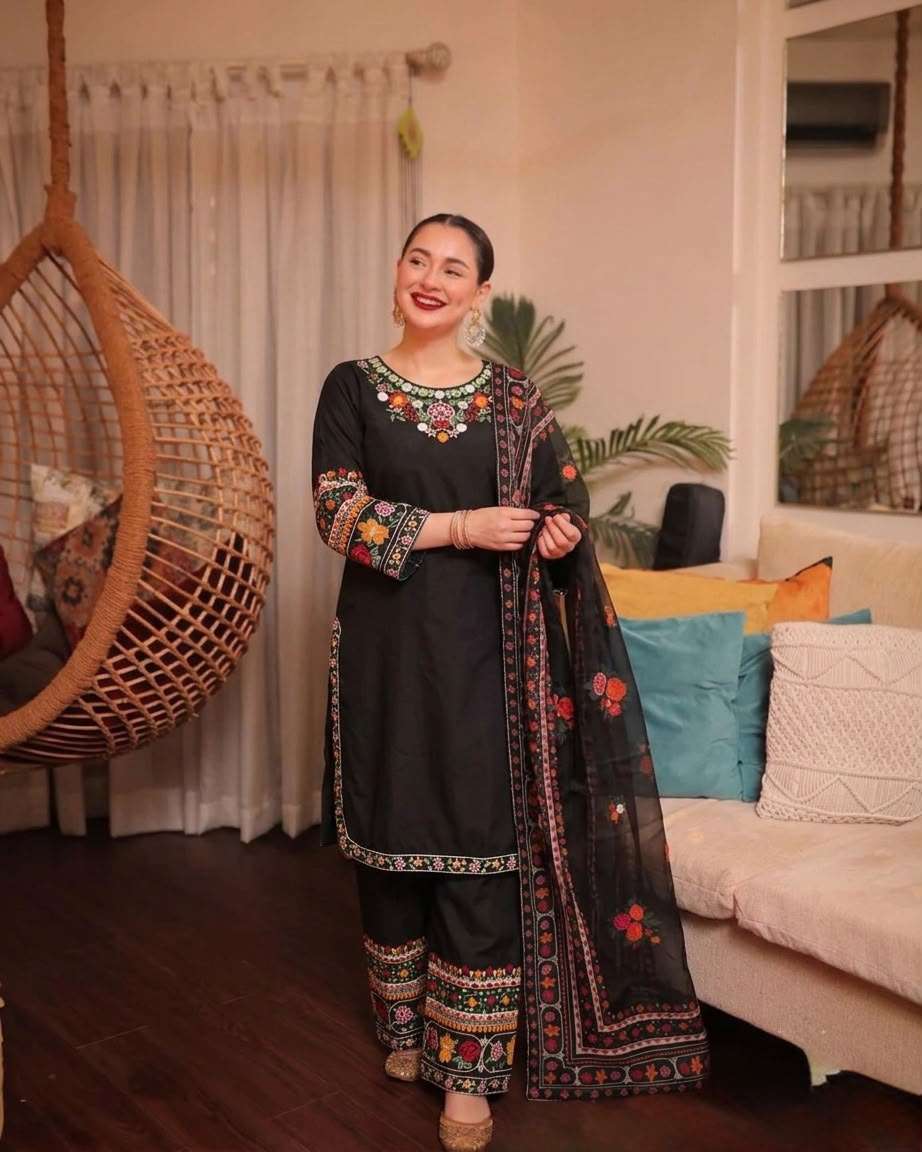 SR 1716 GEORGETTE HEAVY DESIGNER WORK WEDDING WEAR PAKISTANI STYLE SUIT