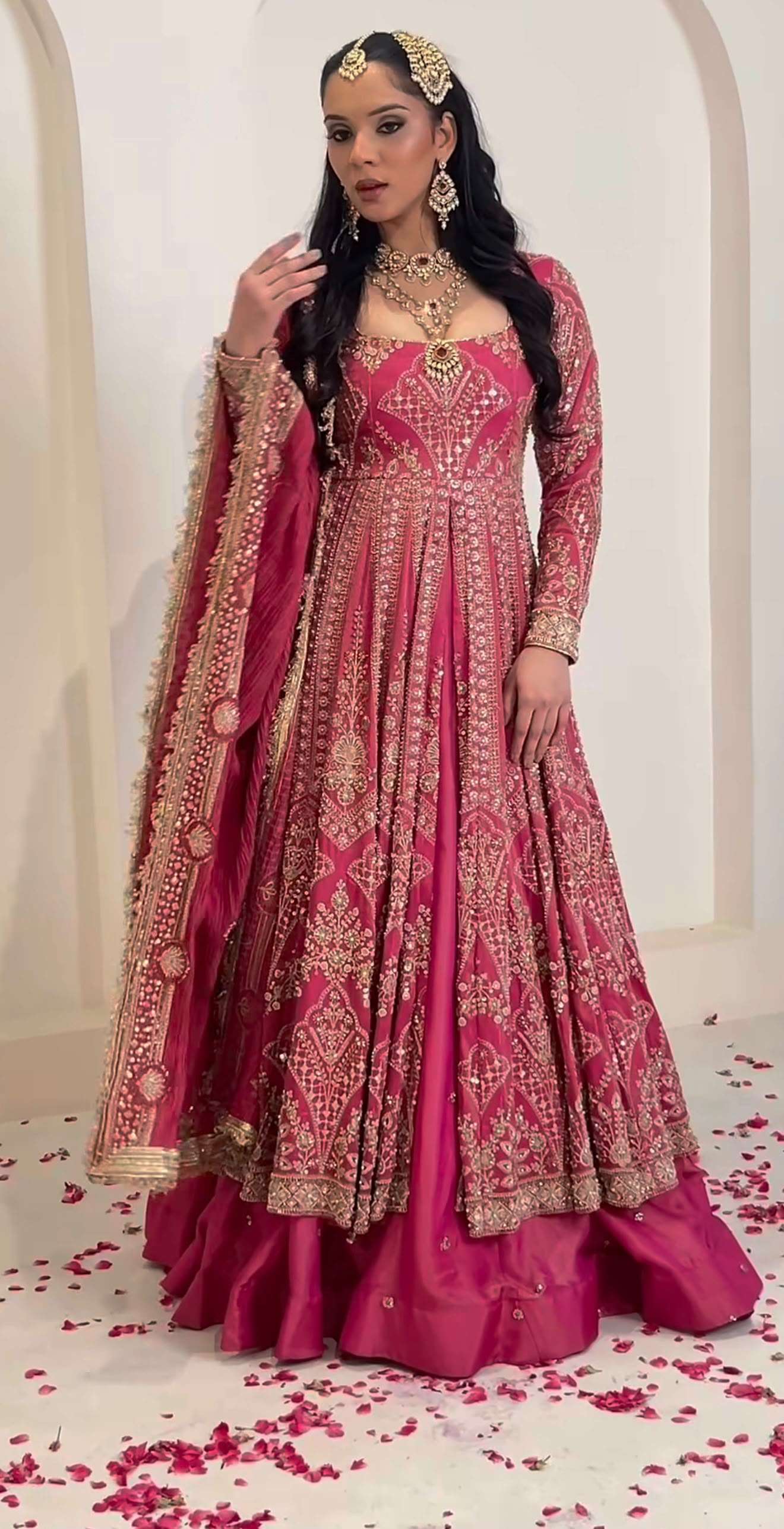 SR 1718 SILK HEAVY EMBROIDERD DESIGNER WEDDING FUNCTION WEAR SUIT