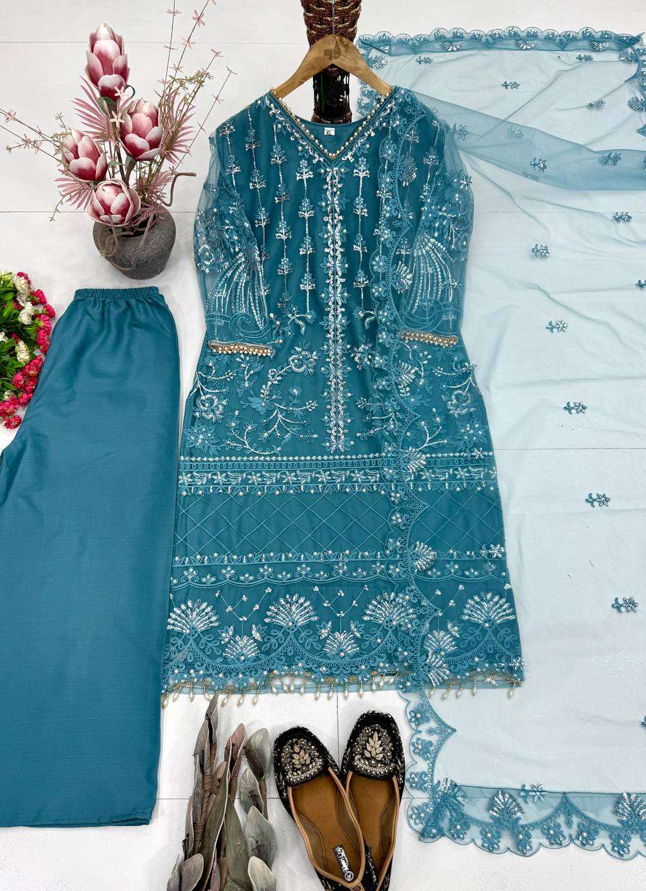 ST 178 BEAUTIFUL DESIGNER LOOK PARTY WEAR PAKISTANI STYLE SUIT 