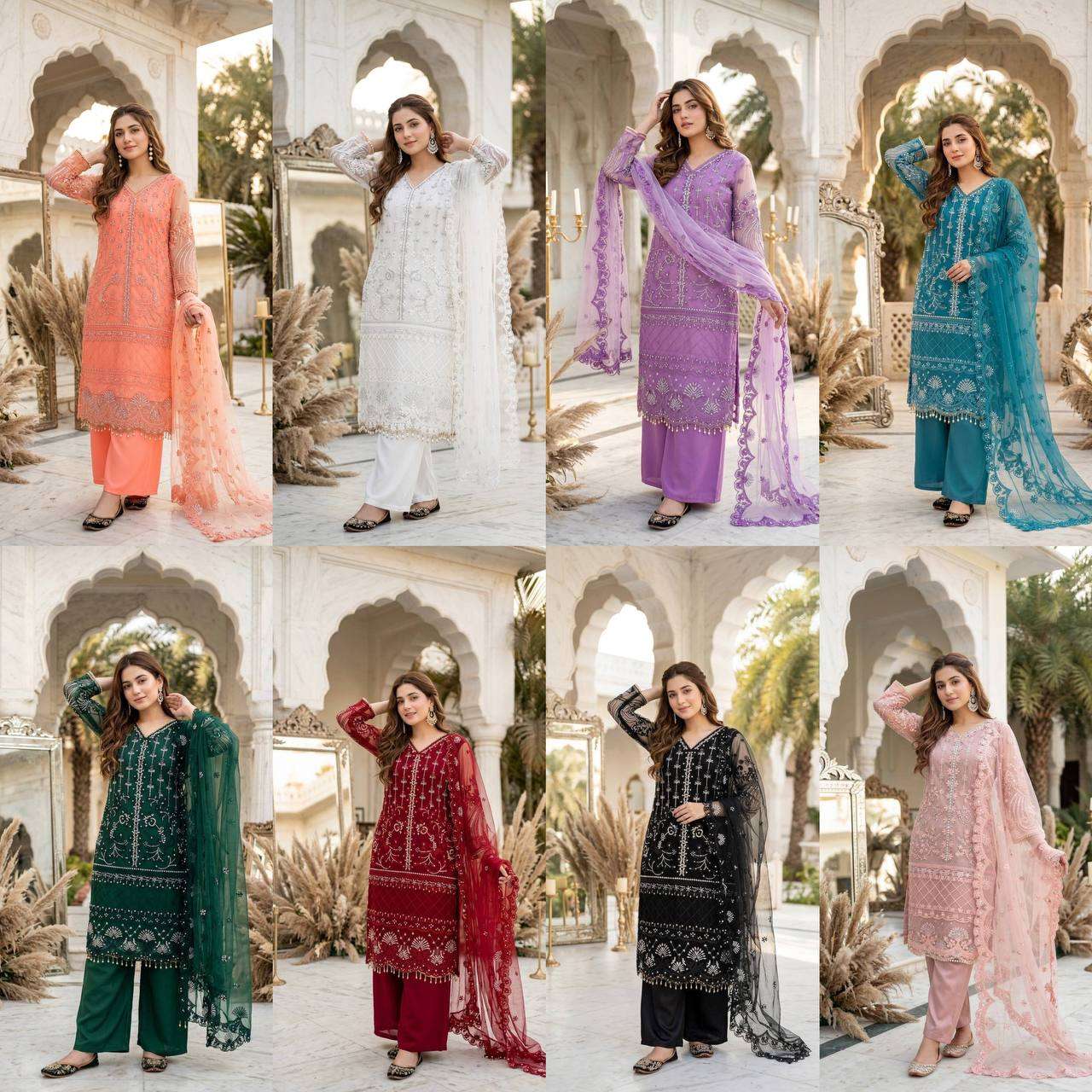 ST 178 BEAUTIFUL DESIGNER LOOK PARTY WEAR PAKISTANI STYLE SUIT 