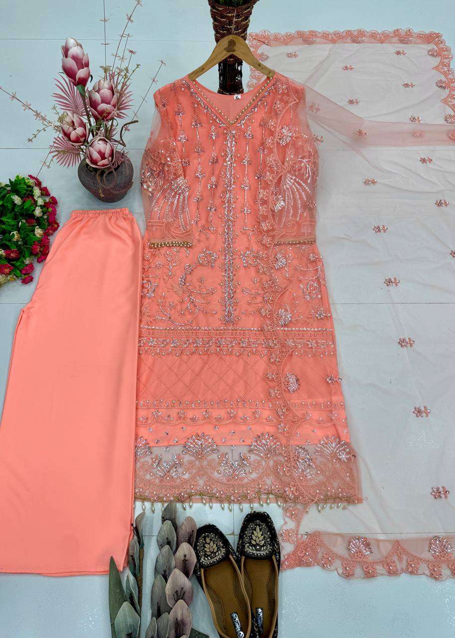 ST 178 BEAUTIFUL DESIGNER LOOK PARTY WEAR PAKISTANI STYLE SUIT 