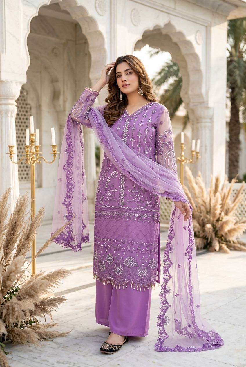 ST 178 BEAUTIFUL DESIGNER LOOK PARTY WEAR PAKISTANI STYLE SUIT 