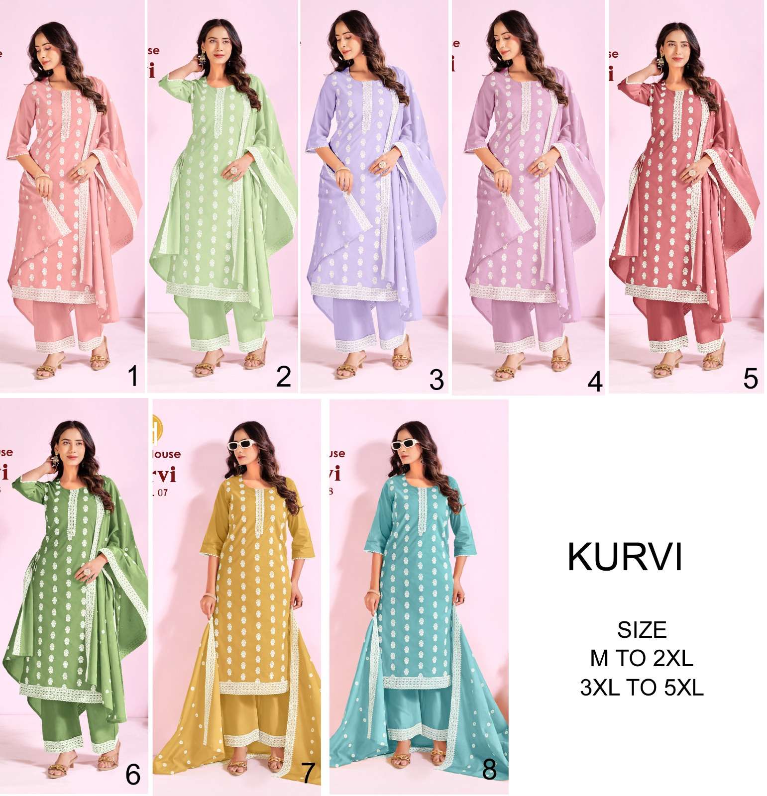 TUNIC HOUSE KURVI COTTON SCHIFLI DESIGNER WORK READY MADE LADIES SUIT