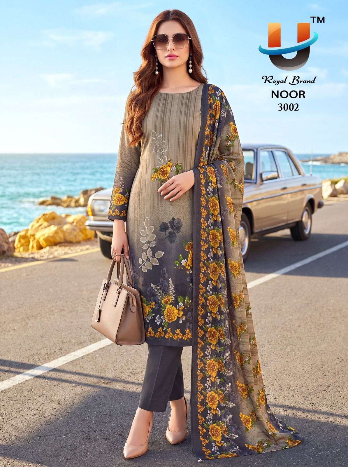 U ROYAL BRAND NOOR VOL 3 COTTON DIGITAL PRINT SALWAR SUIT