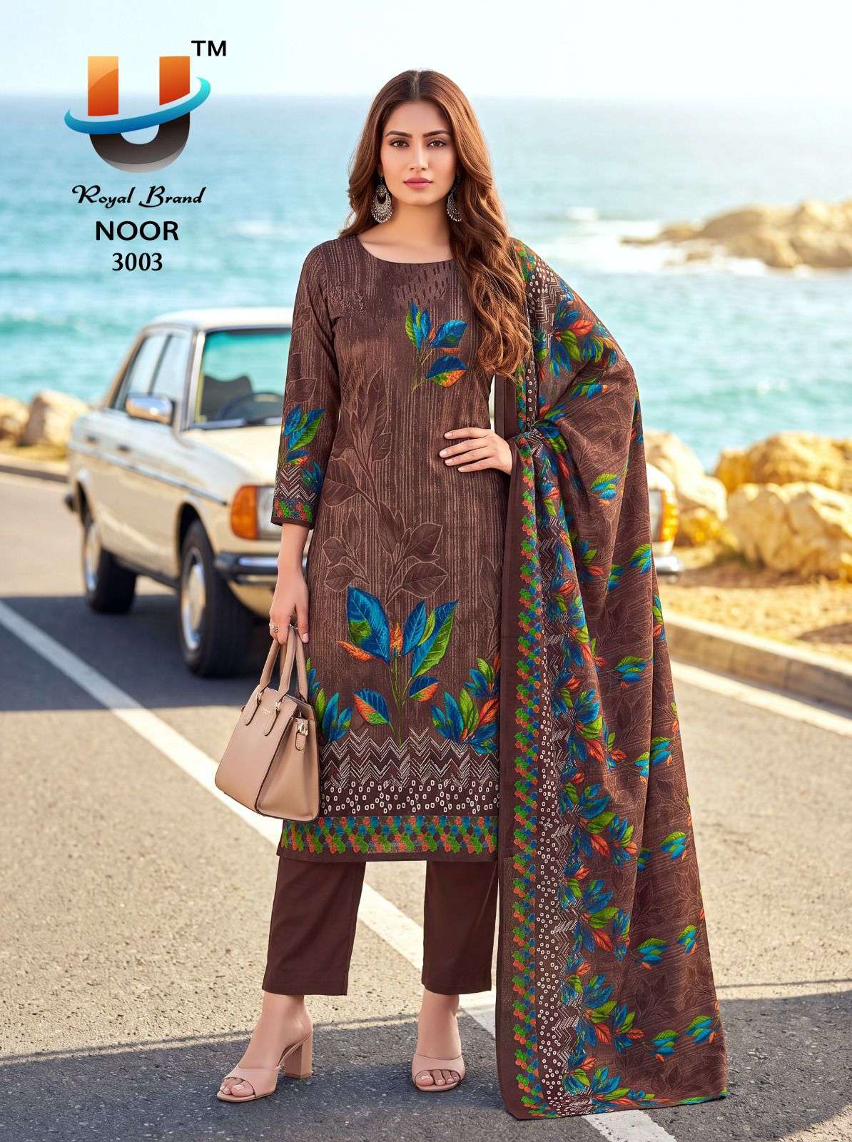 U ROYAL BRAND NOOR VOL 3 COTTON DIGITAL PRINT SALWAR SUIT