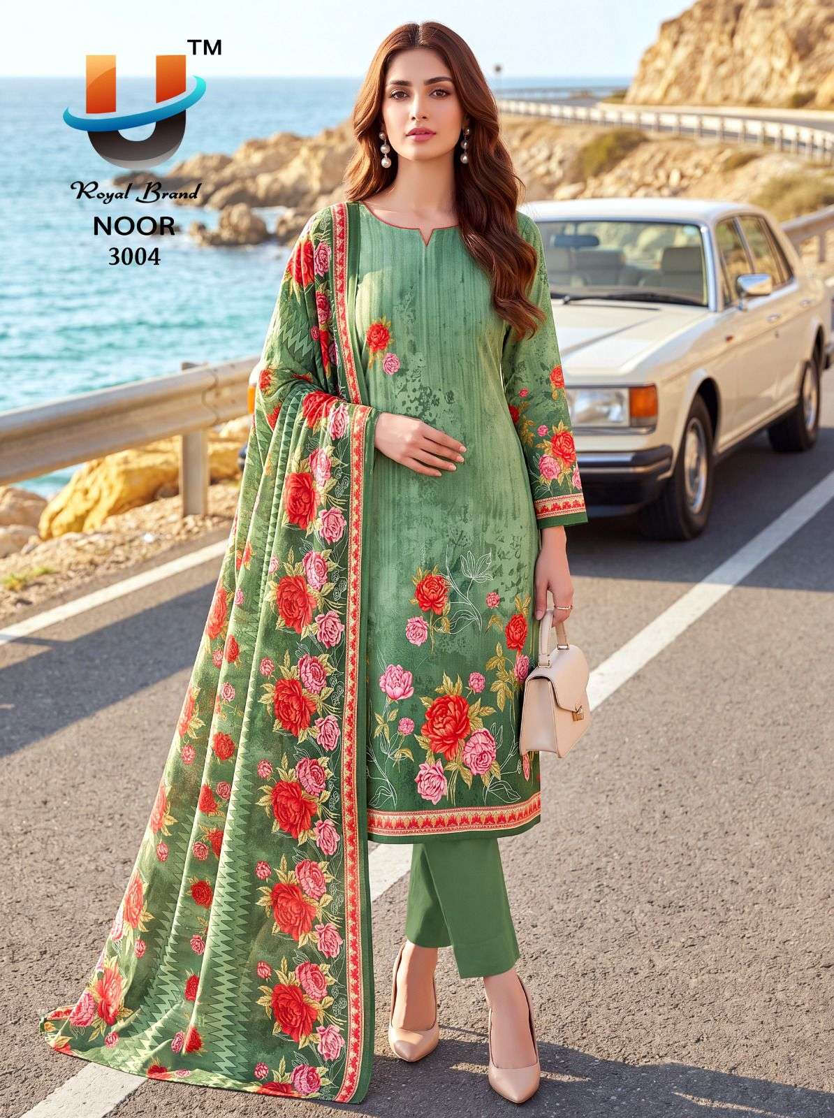 U ROYAL BRAND NOOR VOL 3 COTTON DIGITAL PRINT SALWAR SUIT