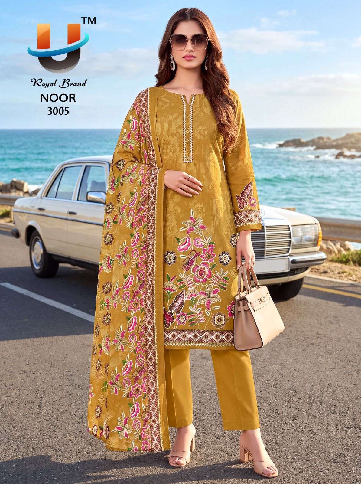 U ROYAL BRAND NOOR VOL 3 COTTON DIGITAL PRINT SALWAR SUIT