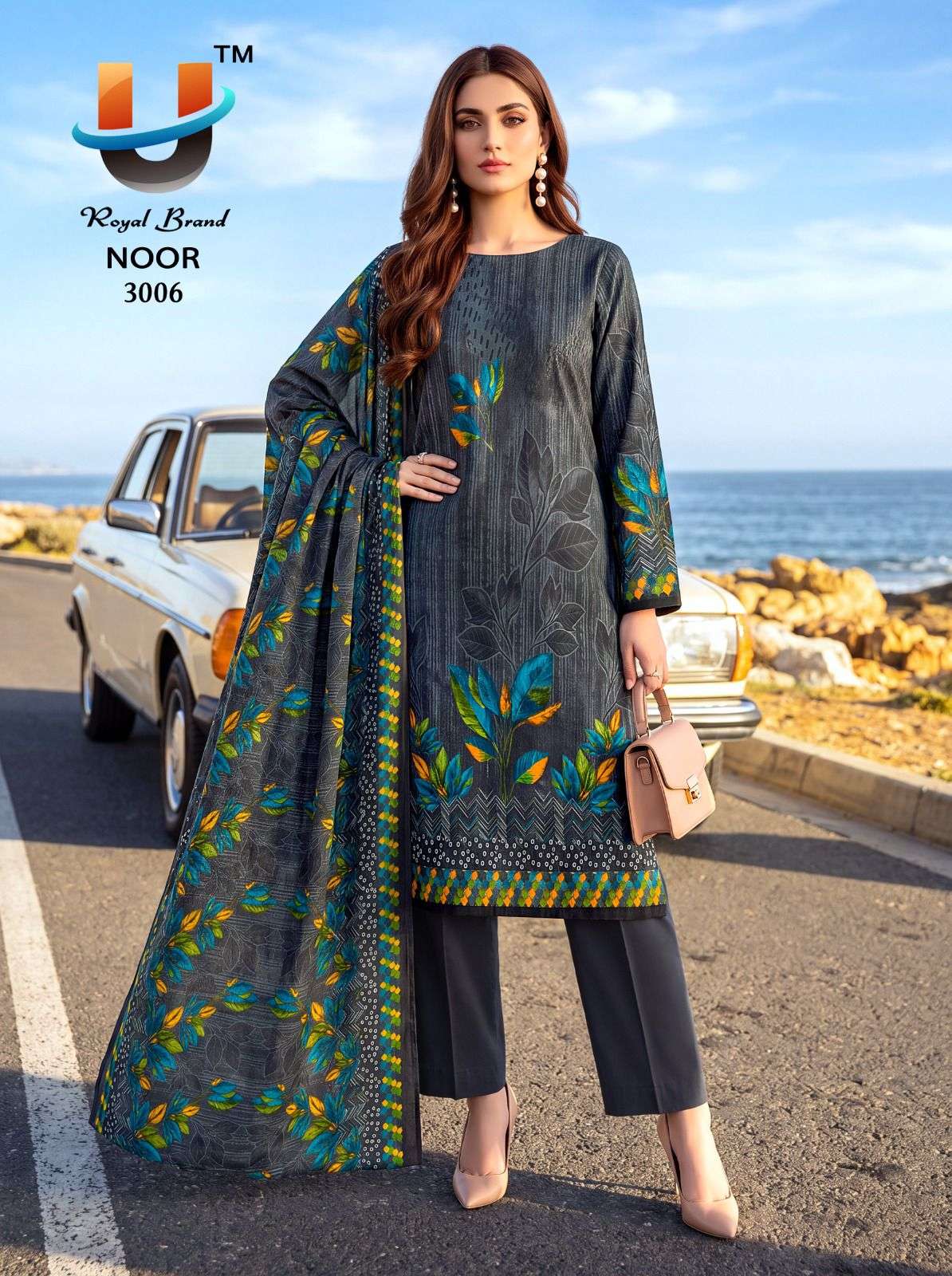 U ROYAL BRAND NOOR VOL 3 COTTON DIGITAL PRINT SALWAR SUIT