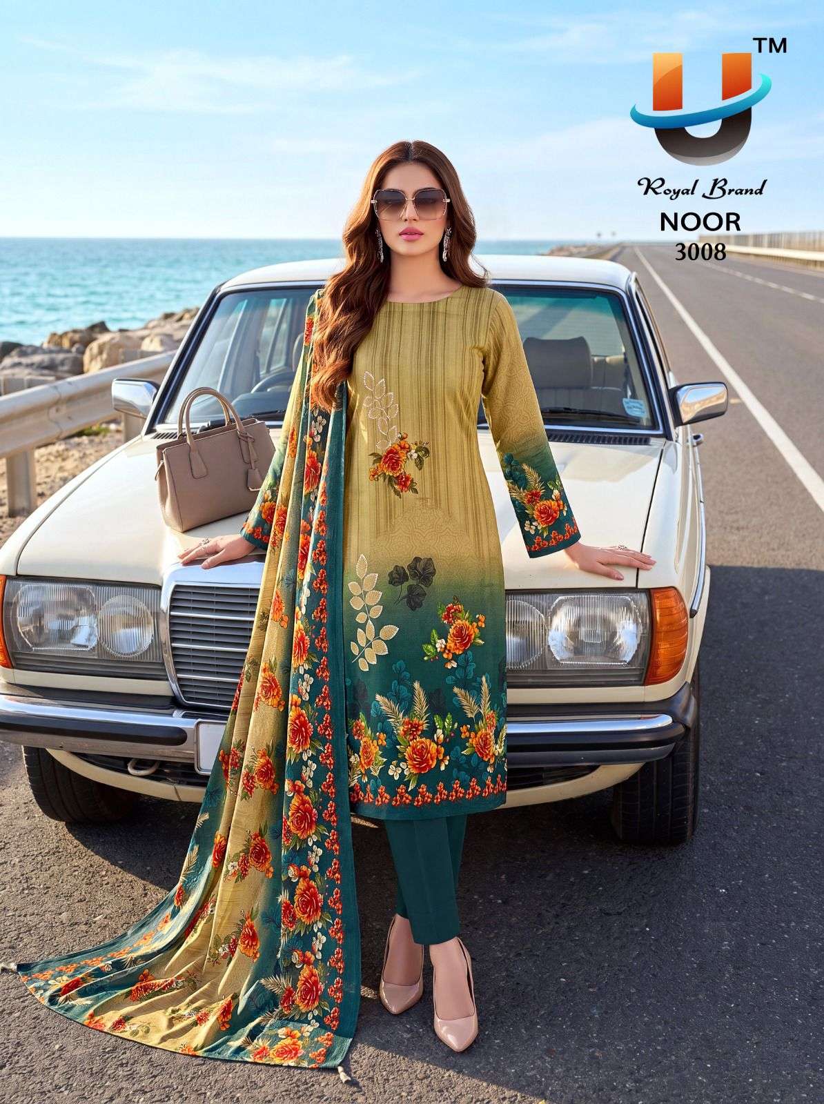 U ROYAL BRAND NOOR VOL 3 COTTON DIGITAL PRINT SALWAR SUIT