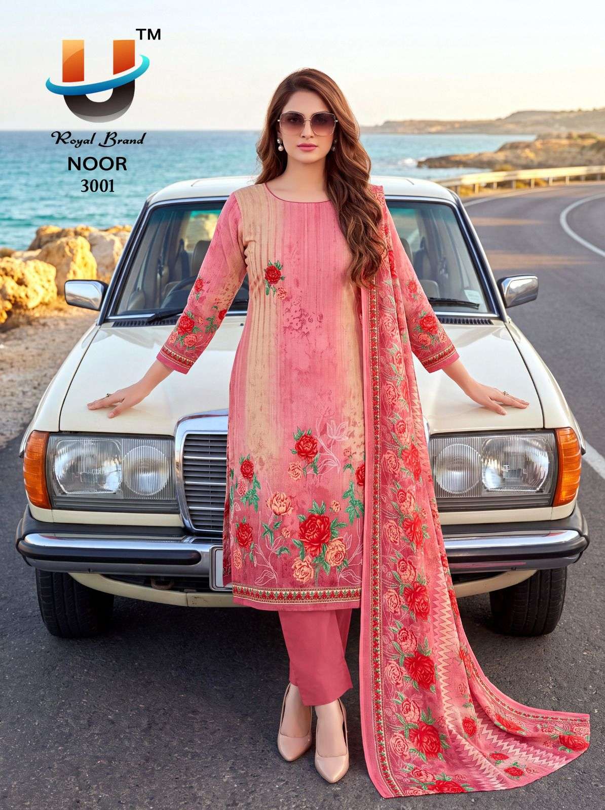 U ROYAL BRAND NOOR VOL 3 COTTON DIGITAL PRINT SALWAR SUIT