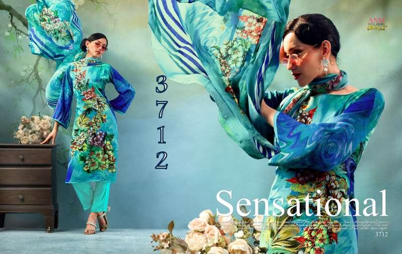 VAISHALI 3700 SERIES CREPE DIGITAL PRINTED SUITS 
