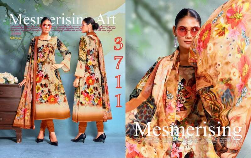 VAISHALI 3700 SERIES CREPE DIGITAL PRINTED SUITS 