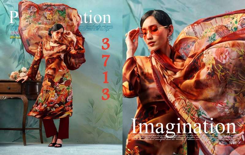VAISHALI 3700 SERIES CREPE DIGITAL PRINTED SUITS 