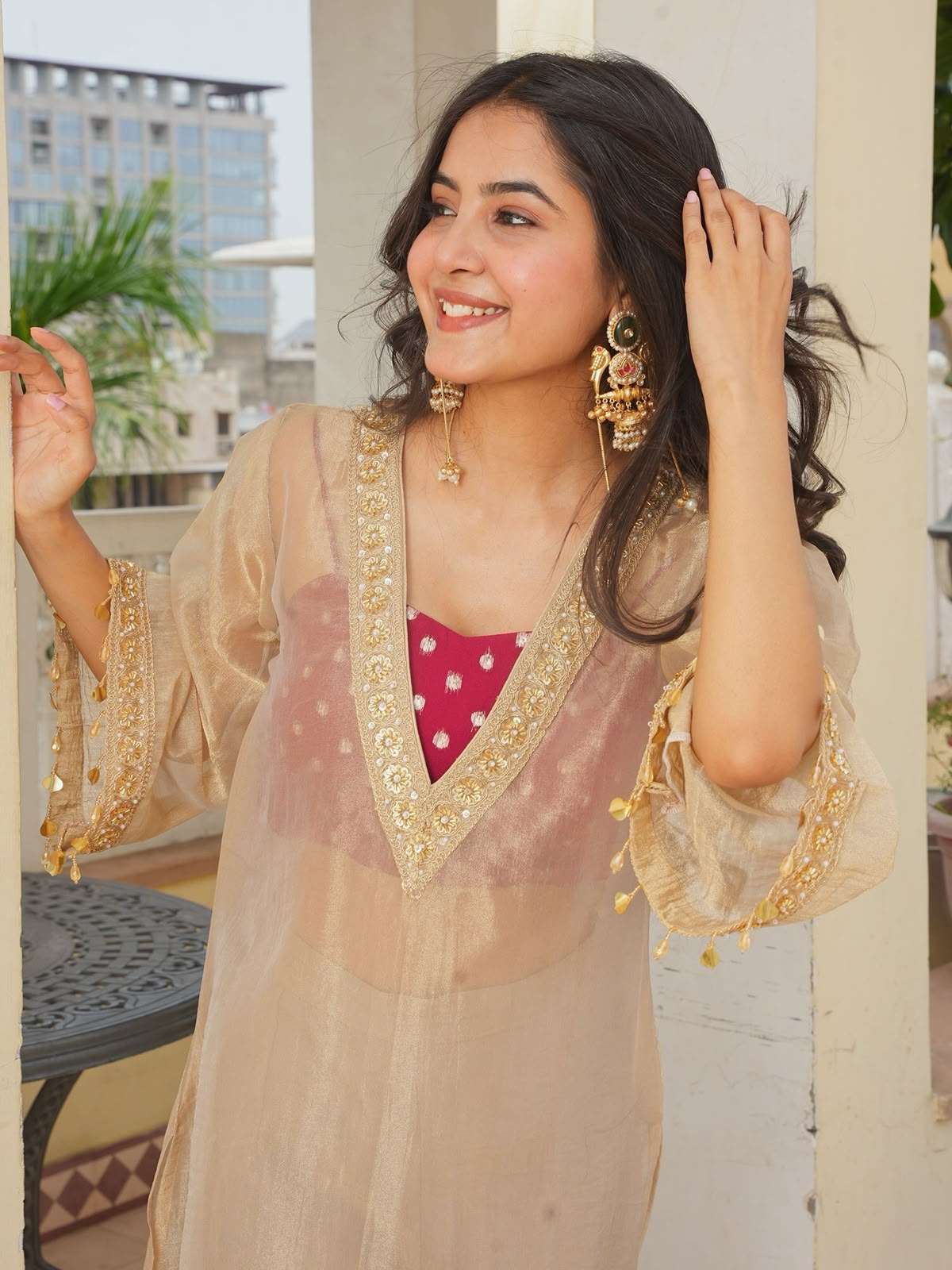 AD 241 SATIN BEAUTIFUL DESIGNER LOOK FESTIVE WEAR THREE PIECE KURTA SET COLLECTION 