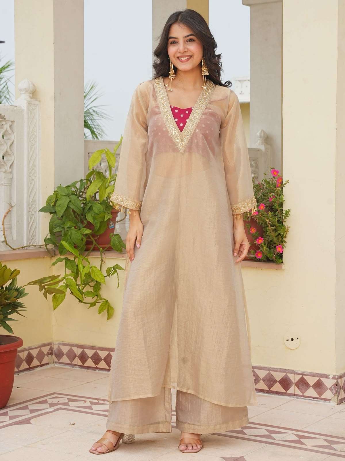 AD 241 SATIN BEAUTIFUL DESIGNER LOOK FESTIVE WEAR THREE PIECE KURTA SET COLLECTION 