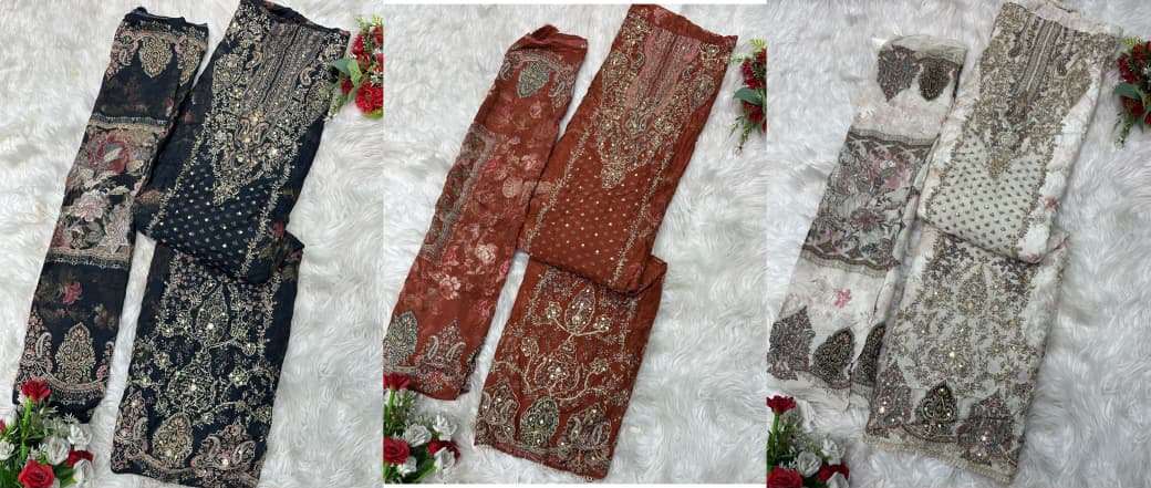 AMRUTVELA AT 280 VISCOSE DIGITAL PRINT WITH DESIGNER WORK SUIT