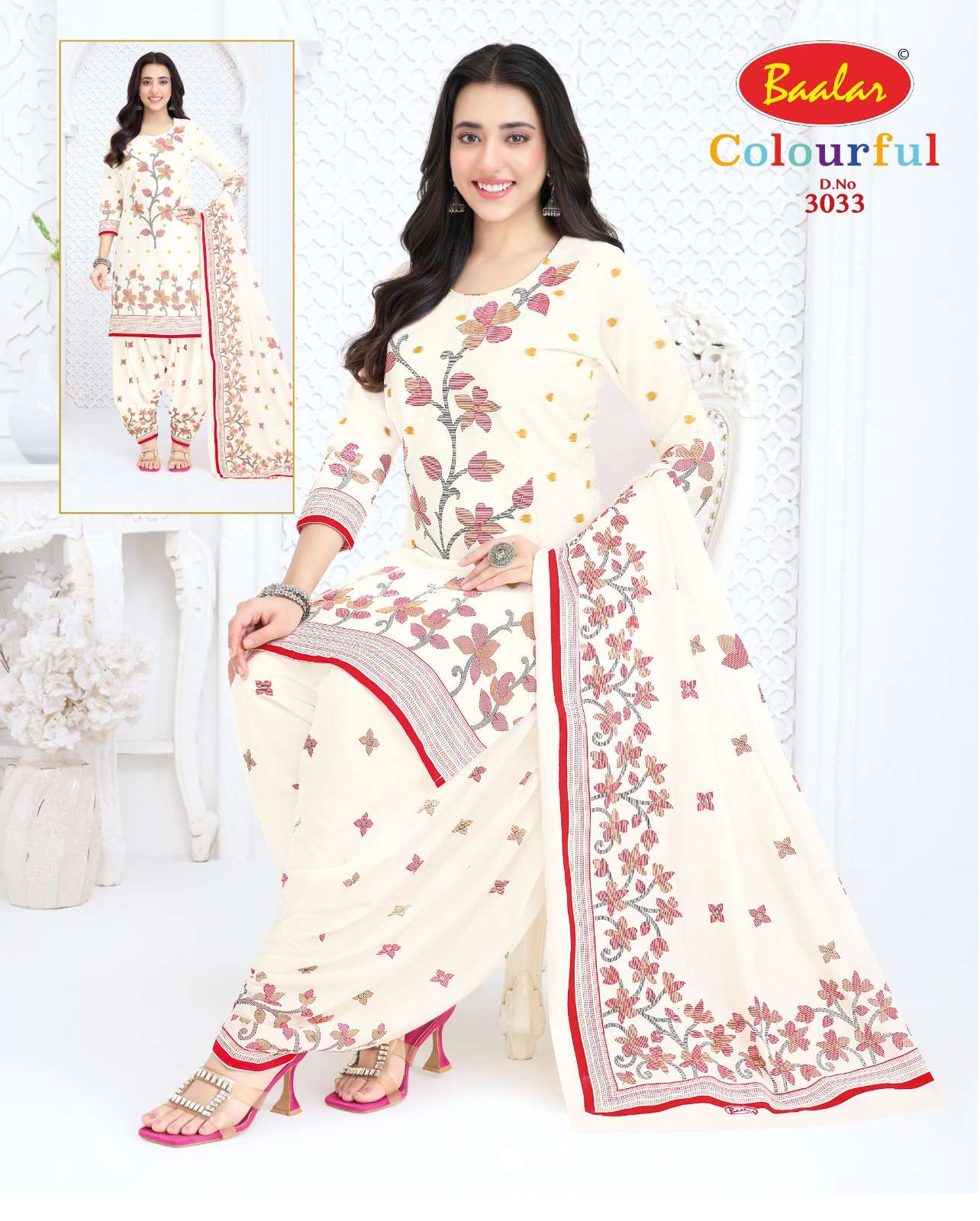 BAALAR COLOURFULL VOL 30 COTTON PRINTED PATIYALA SALWAR SUIT