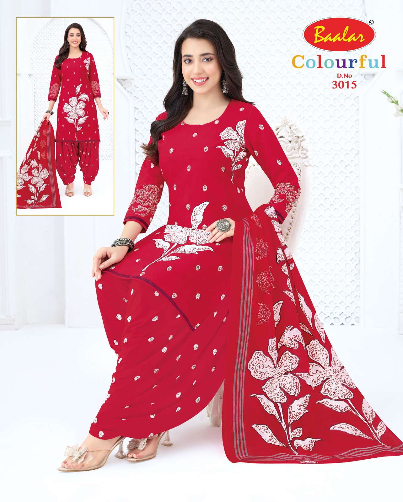 BAALAR COLOURFULL VOL 30 COTTON PRINTED PATIYALA SALWAR SUIT