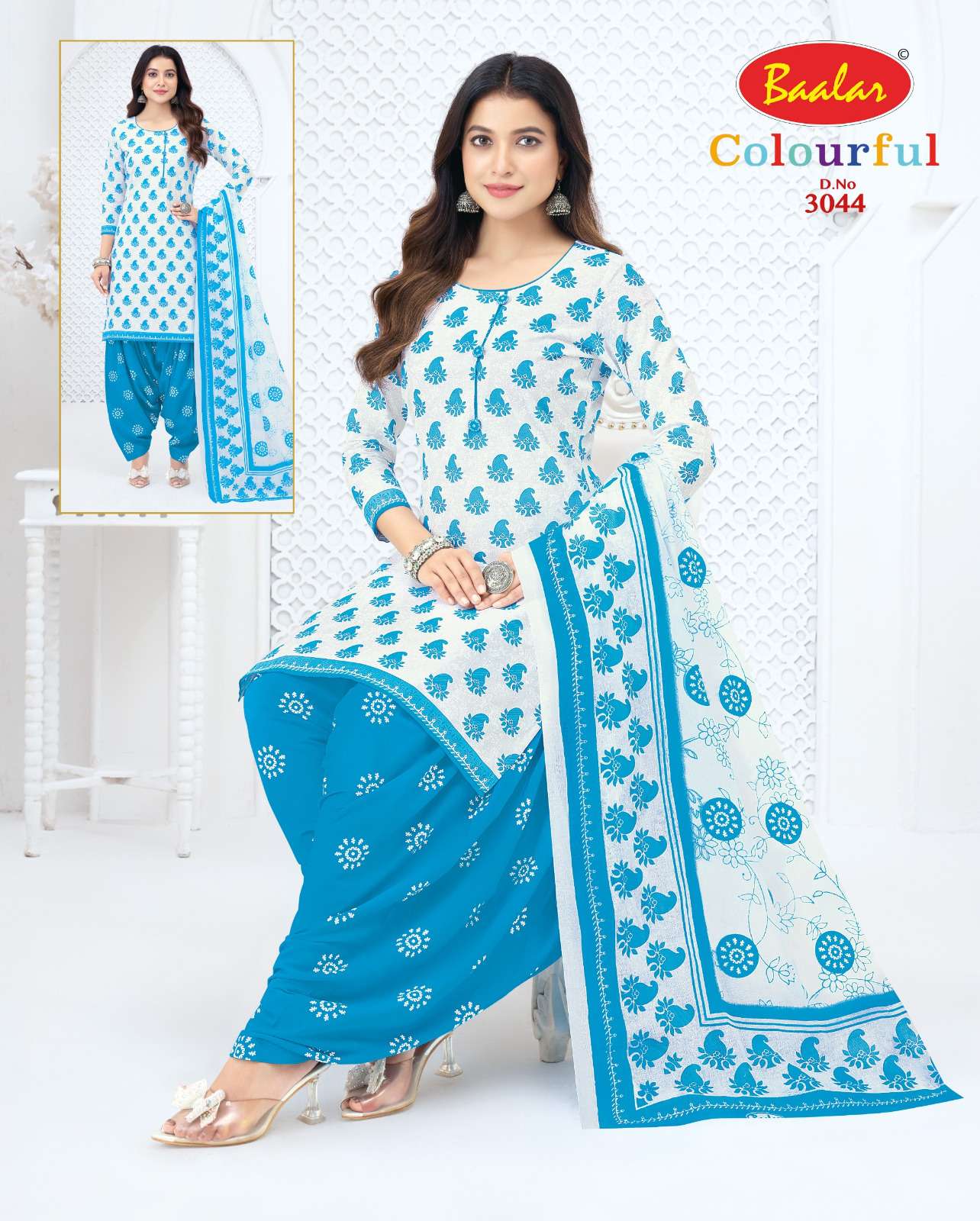 BAALAR COLOURFULL VOL 30 COTTON PRINTED PATIYALA SALWAR SUIT