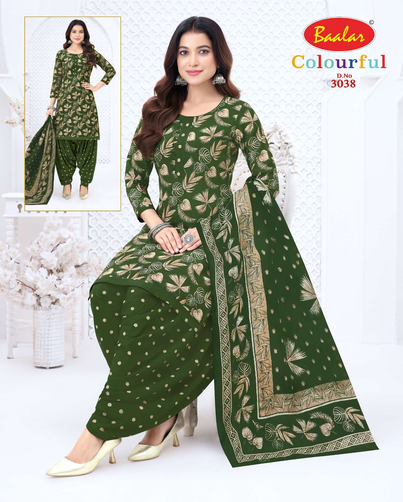 BAALAR COLOURFULL VOL 30 COTTON PRINTED PATIYALA SALWAR SUIT