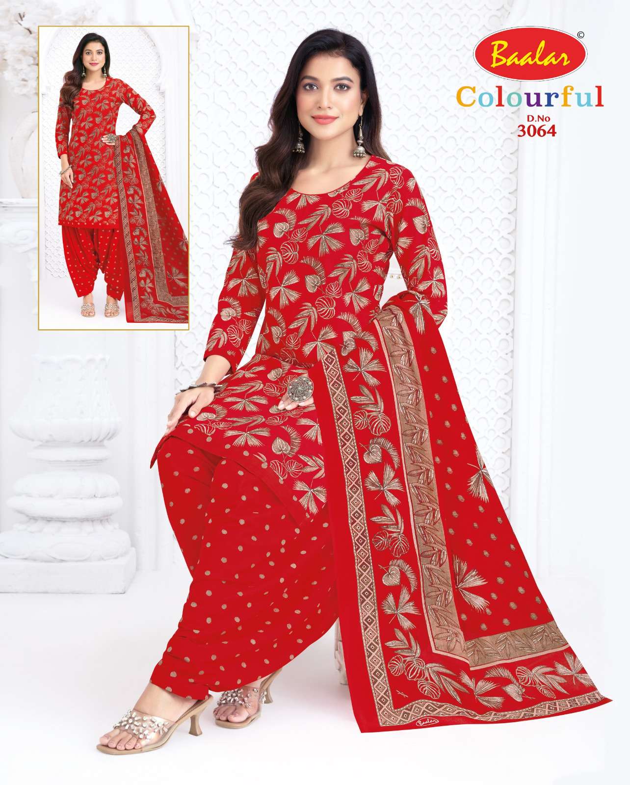 BAALAR COLOURFULL VOL 30 COTTON PRINTED PATIYALA SALWAR SUIT