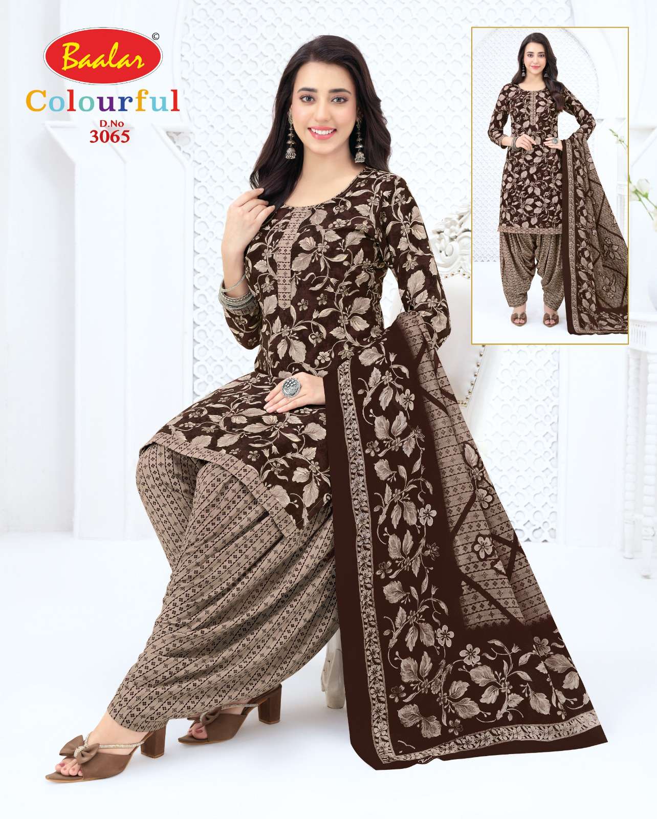 BAALAR COLOURFULL VOL 30 COTTON PRINTED PATIYALA SALWAR SUIT