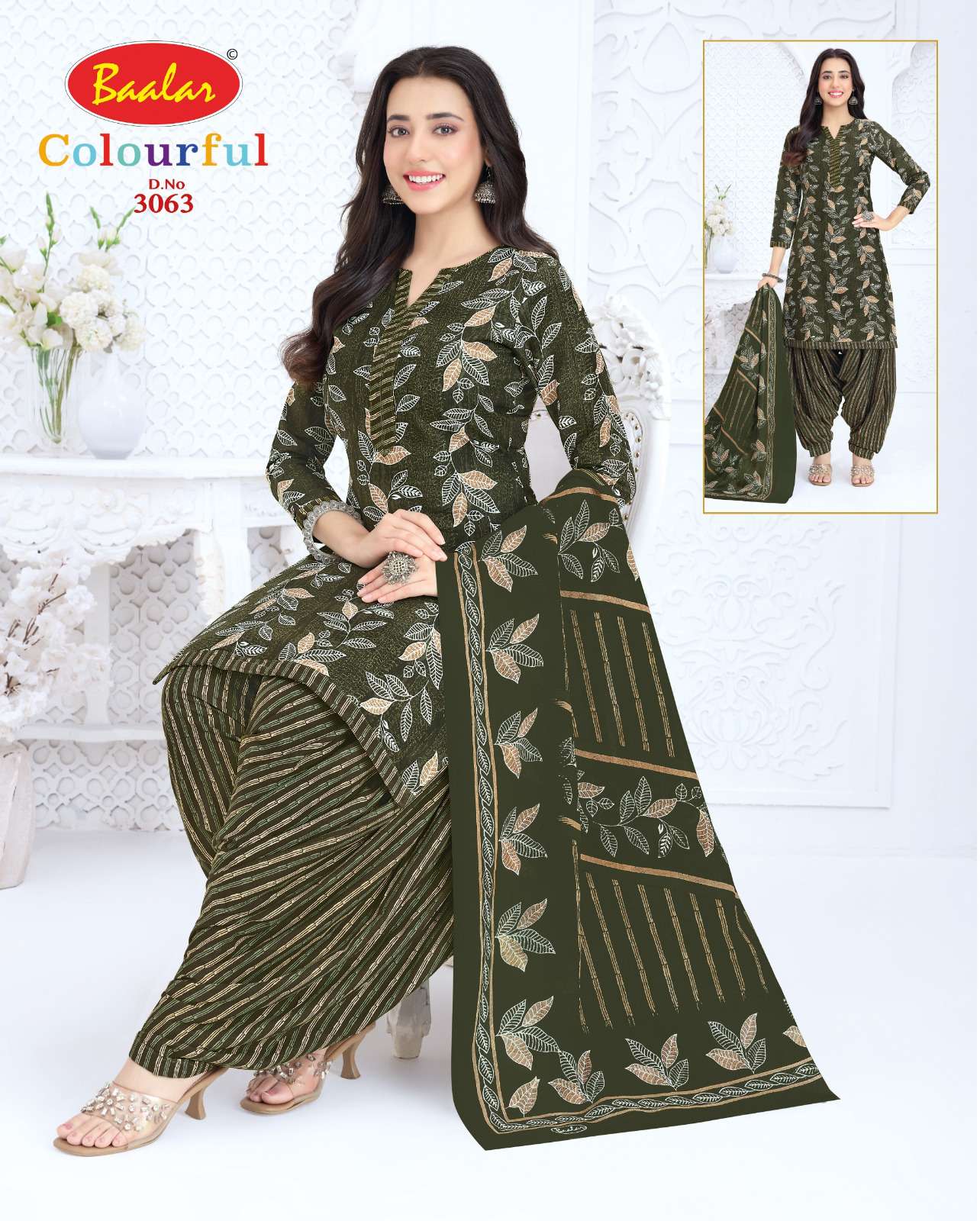 BAALAR COLOURFULL VOL 30 COTTON PRINTED PATIYALA SALWAR SUIT