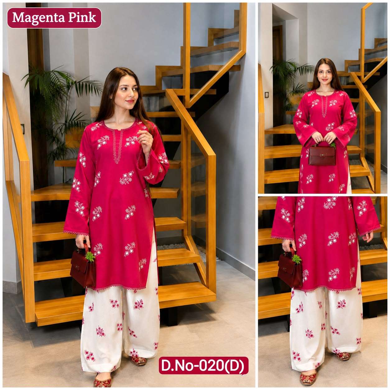 BANDHANI PALACE D NO 020 RAYON PAKISTANI LOOK DESIGNER LADIES KURTI WITH BOTTOM PAIR 