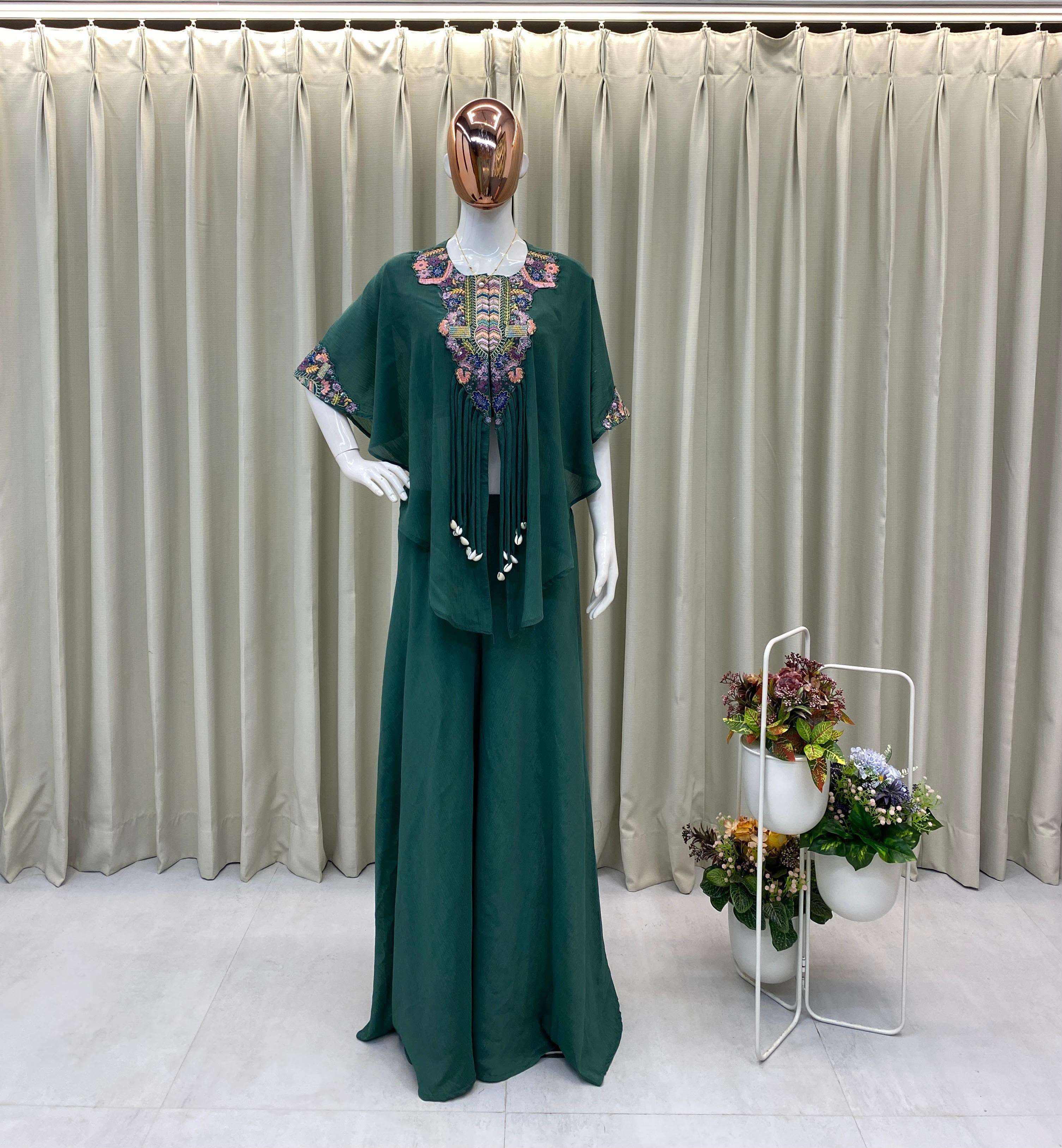 BE 349 THREE PIECE INDO WESTERN WEAR COLLECTION 