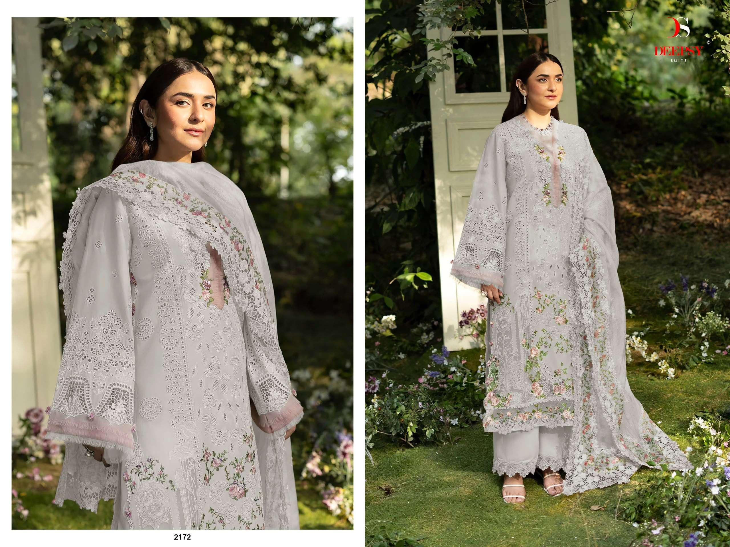 DEEPSY SUITS ELAF PREMIUM LUXURY LAWN COLLECTION VOL 9 COTTON EMBROIDERY DESIGNER WORK SUIT