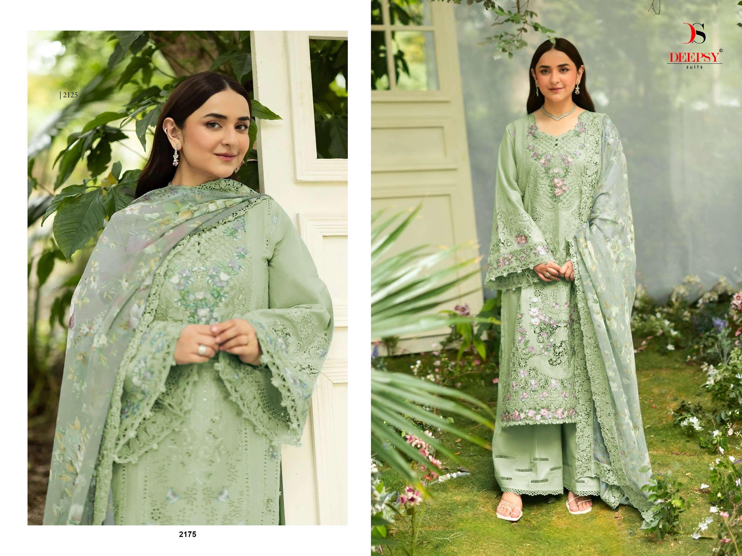 DEEPSY SUITS ELAF PREMIUM LUXURY LAWN COLLECTION VOL 9 COTTON EMBROIDERY DESIGNER WORK SUIT
