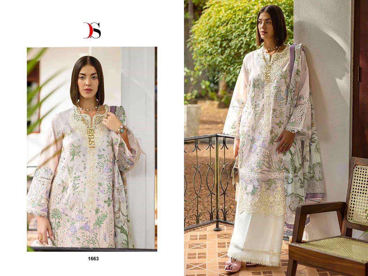 DEEPSY SUITS ESMEL LUXURY LAWN COLLECTION VOL 1 COTTON HEAVY EMBROIDERY DESIGNER SUIT
