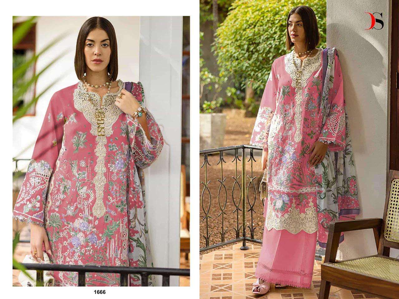 DEEPSY SUITS ESMEL LUXURY LAWN COLLECTION VOL 1 COTTON HEAVY EMBROIDERY DESIGNER SUIT