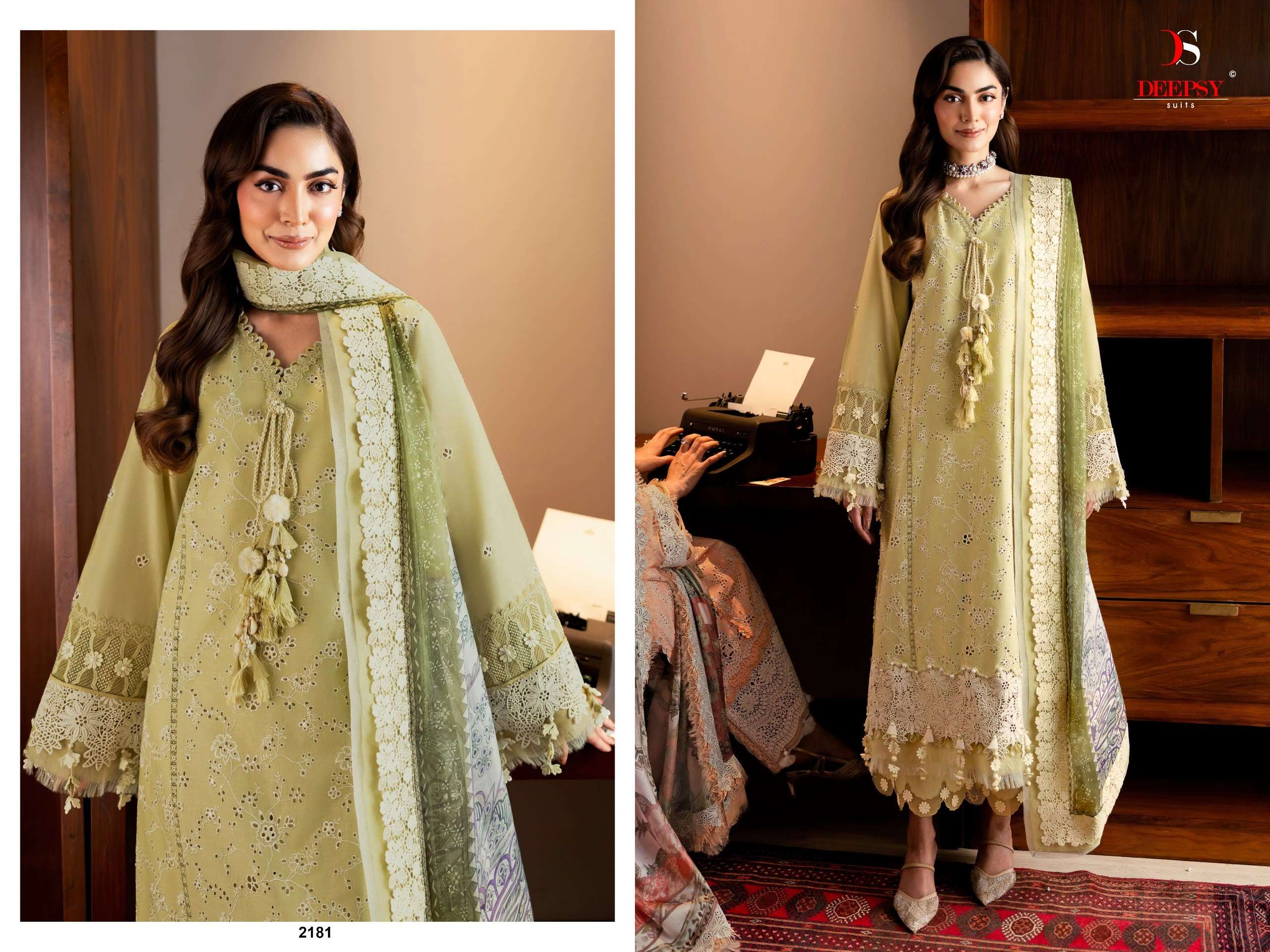 DEEPSY SUITS JADE COUTURE COTTON HEAVY EMBROIDERY DESIGNER WORK PAKISTANI SUIT