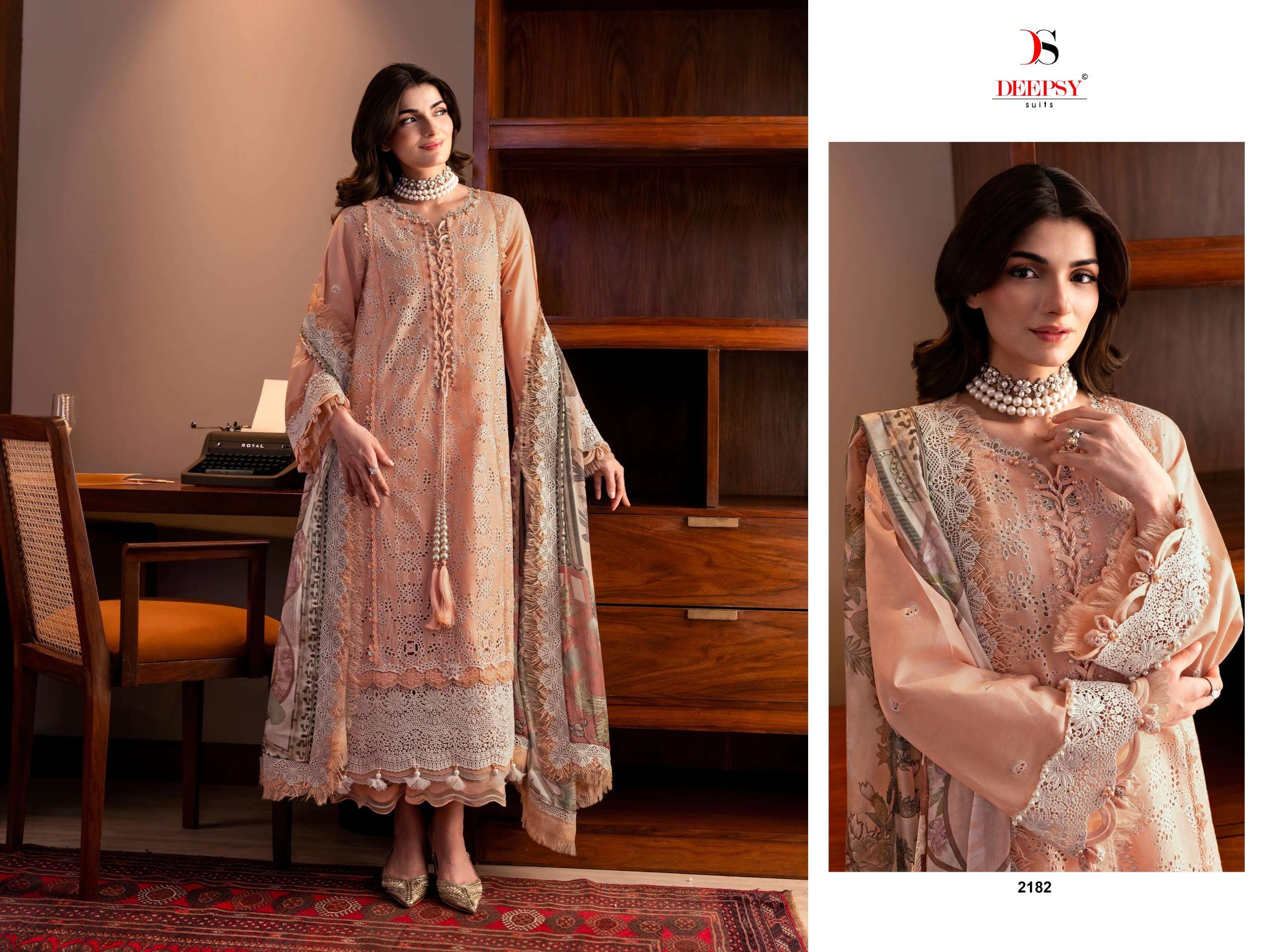 DEEPSY SUITS JADE COUTURE COTTON HEAVY EMBROIDERY DESIGNER WORK PAKISTANI SUIT