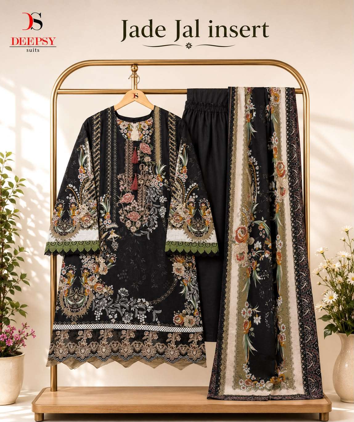 DEEPSY SUITS JADE JAL INSERT READY MADE COLLECTION 