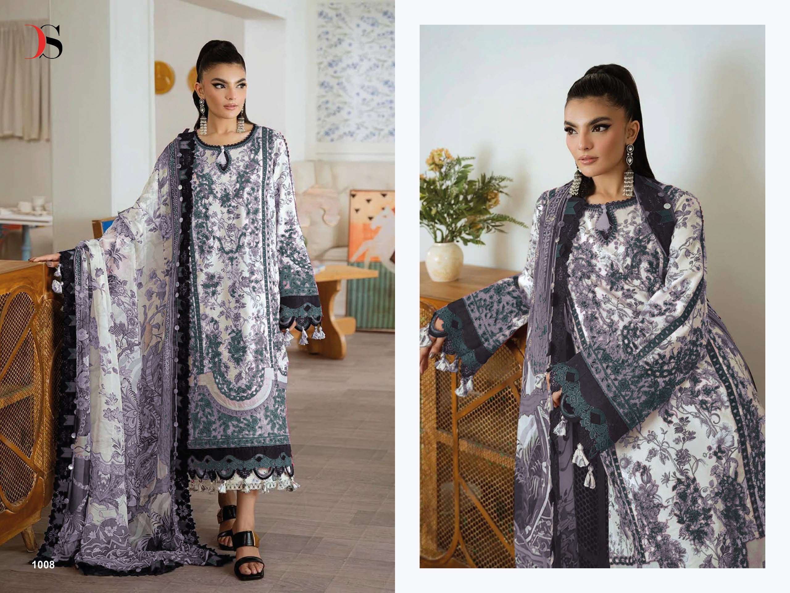DEEPSY SUITS JADE PREMIUM VOL 5 COTTON HEAVY PATCH EMBROIDERY WORK SUIT
