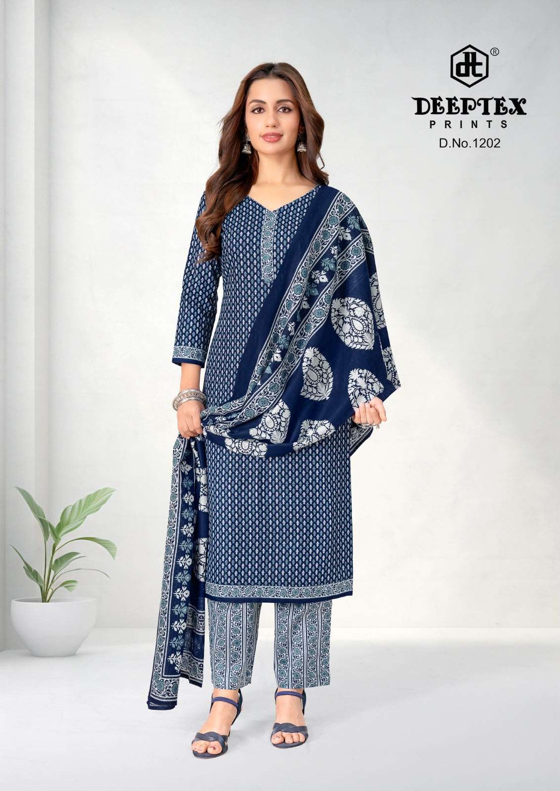 DEEPTEX PRINTS AALIZA VOL 12 COTTON PRINTED SALWAR SUIT