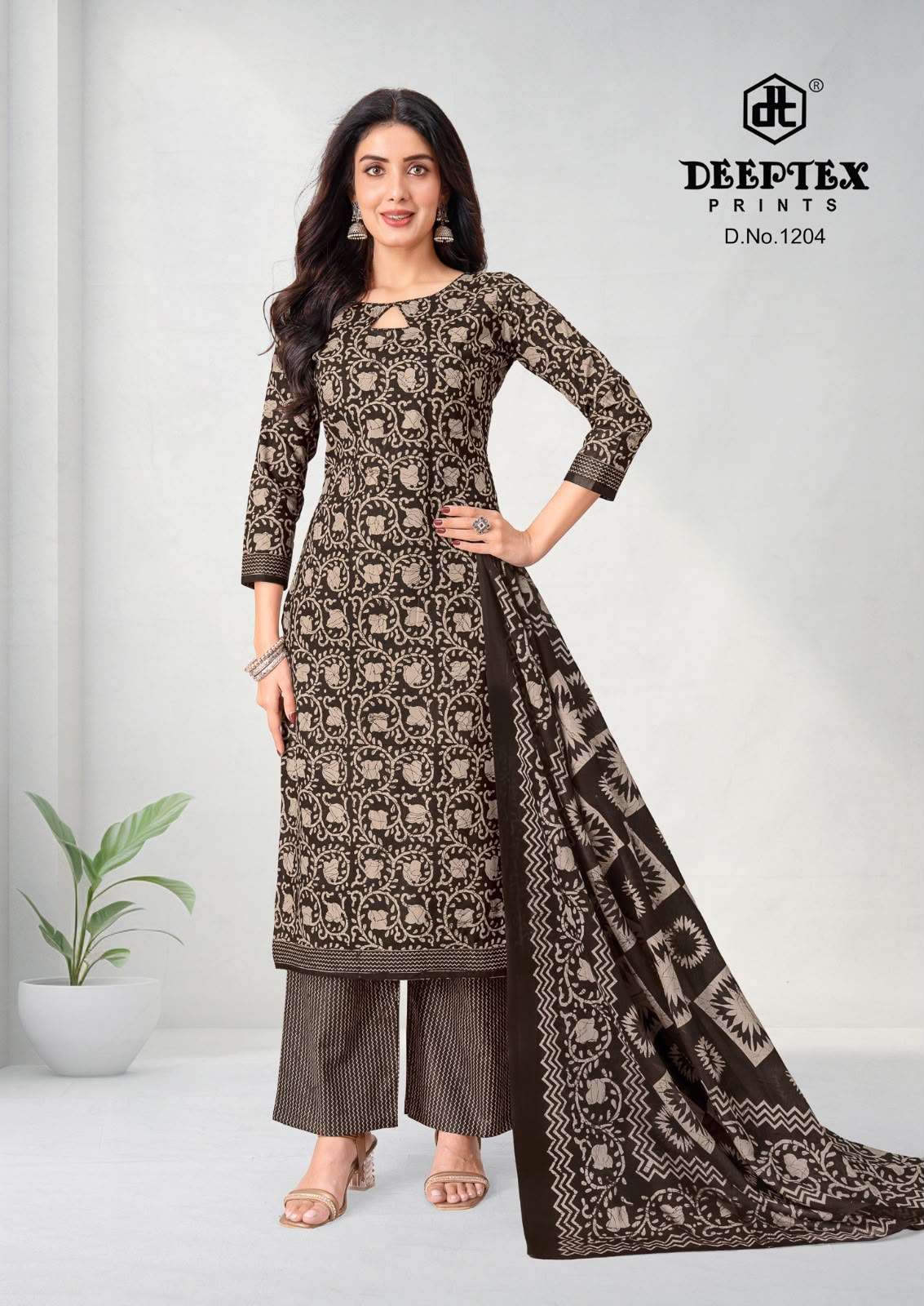 DEEPTEX PRINTS AALIZA VOL 12 COTTON PRINTED SALWAR SUIT