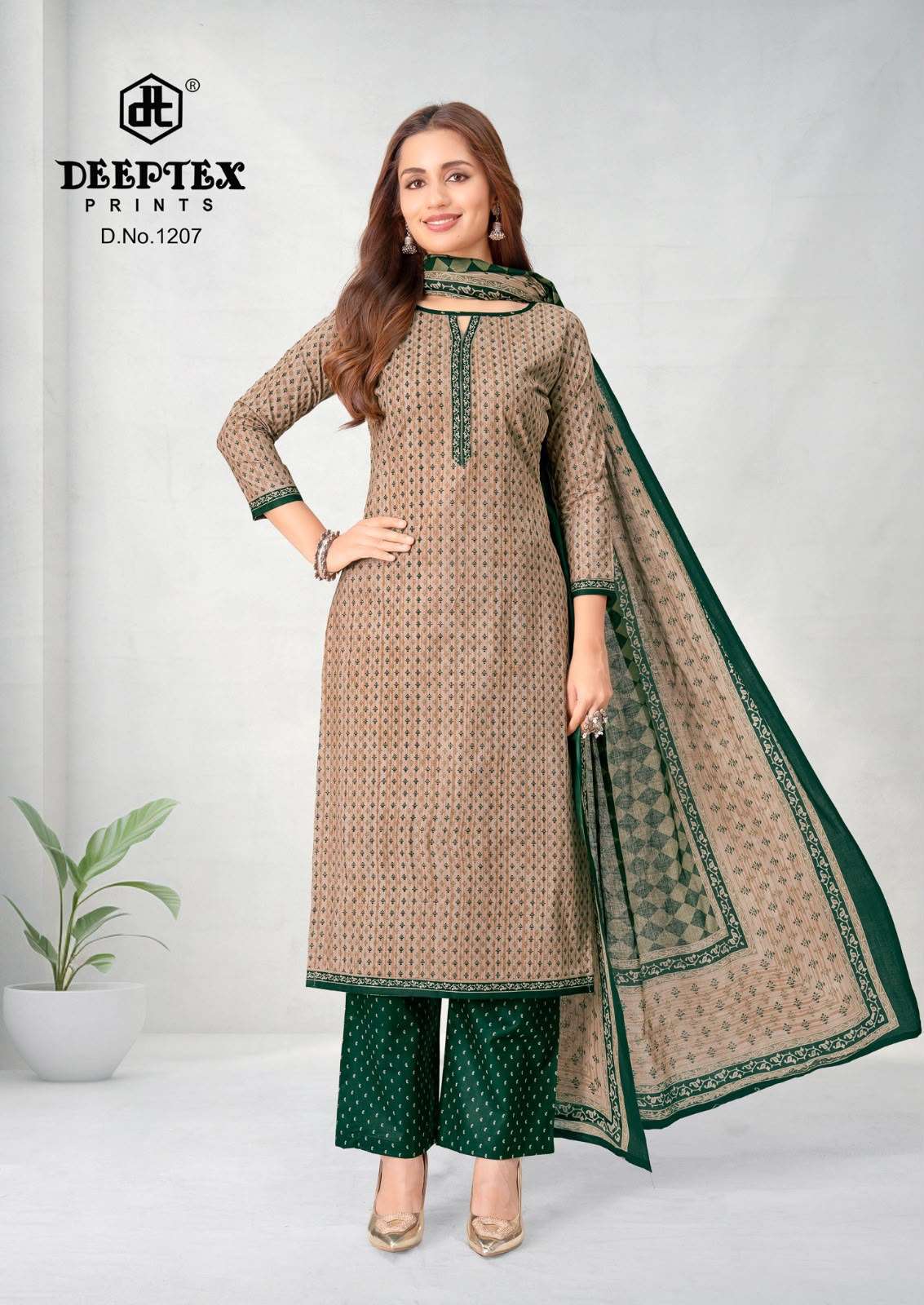 DEEPTEX PRINTS AALIZA VOL 12 COTTON PRINTED SALWAR SUIT