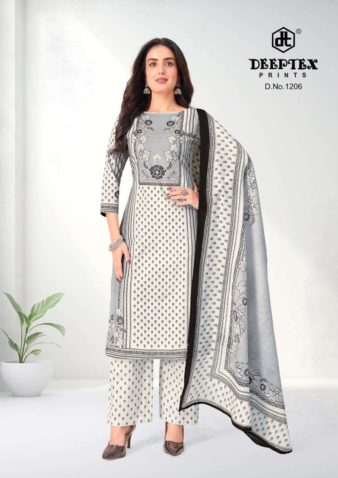 DEEPTEX PRINTS AALIZA VOL 12 COTTON PRINTED SALWAR SUIT