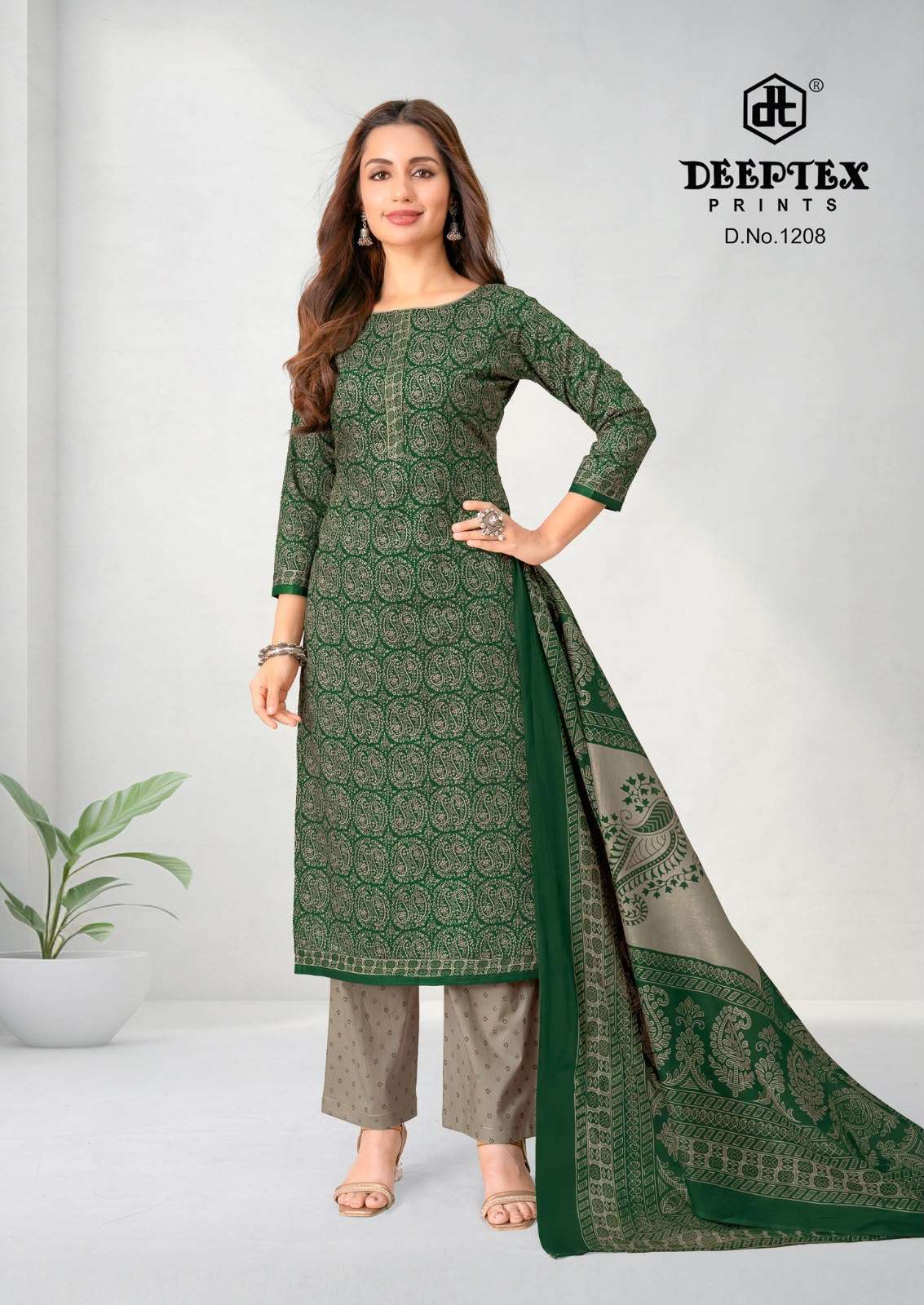 DEEPTEX PRINTS AALIZA VOL 12 COTTON PRINTED SALWAR SUIT