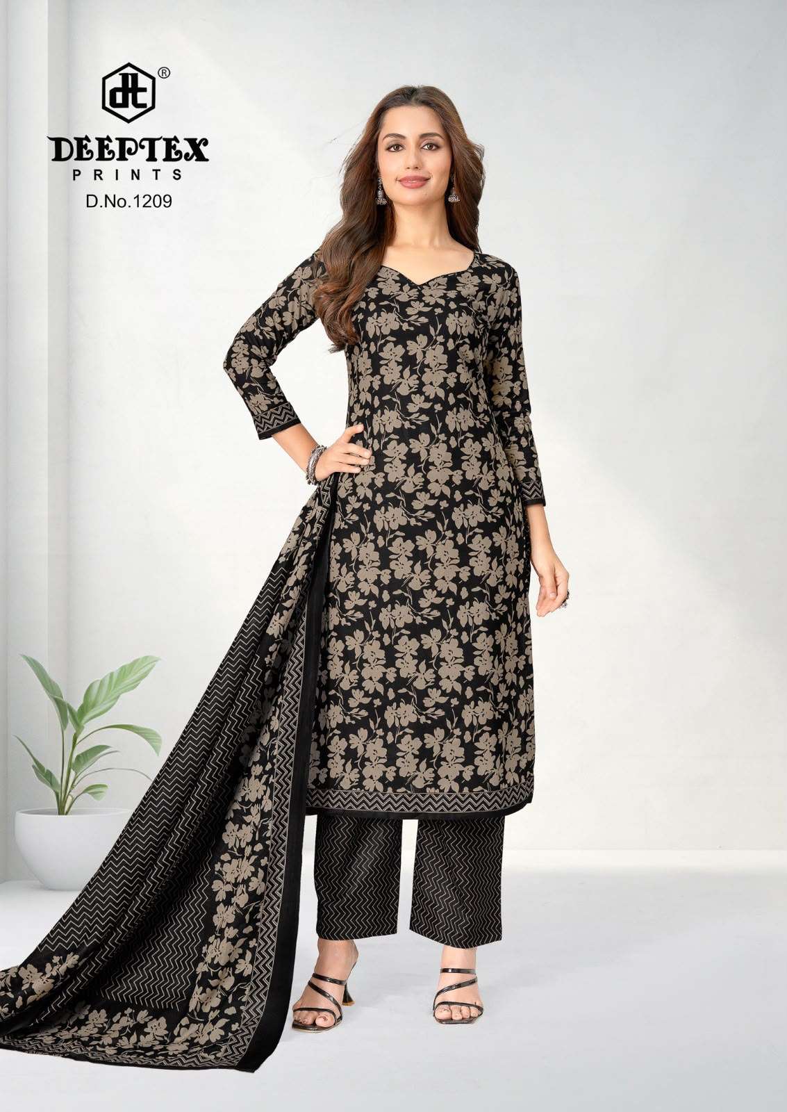 DEEPTEX PRINTS AALIZA VOL 12 COTTON PRINTED SALWAR SUIT