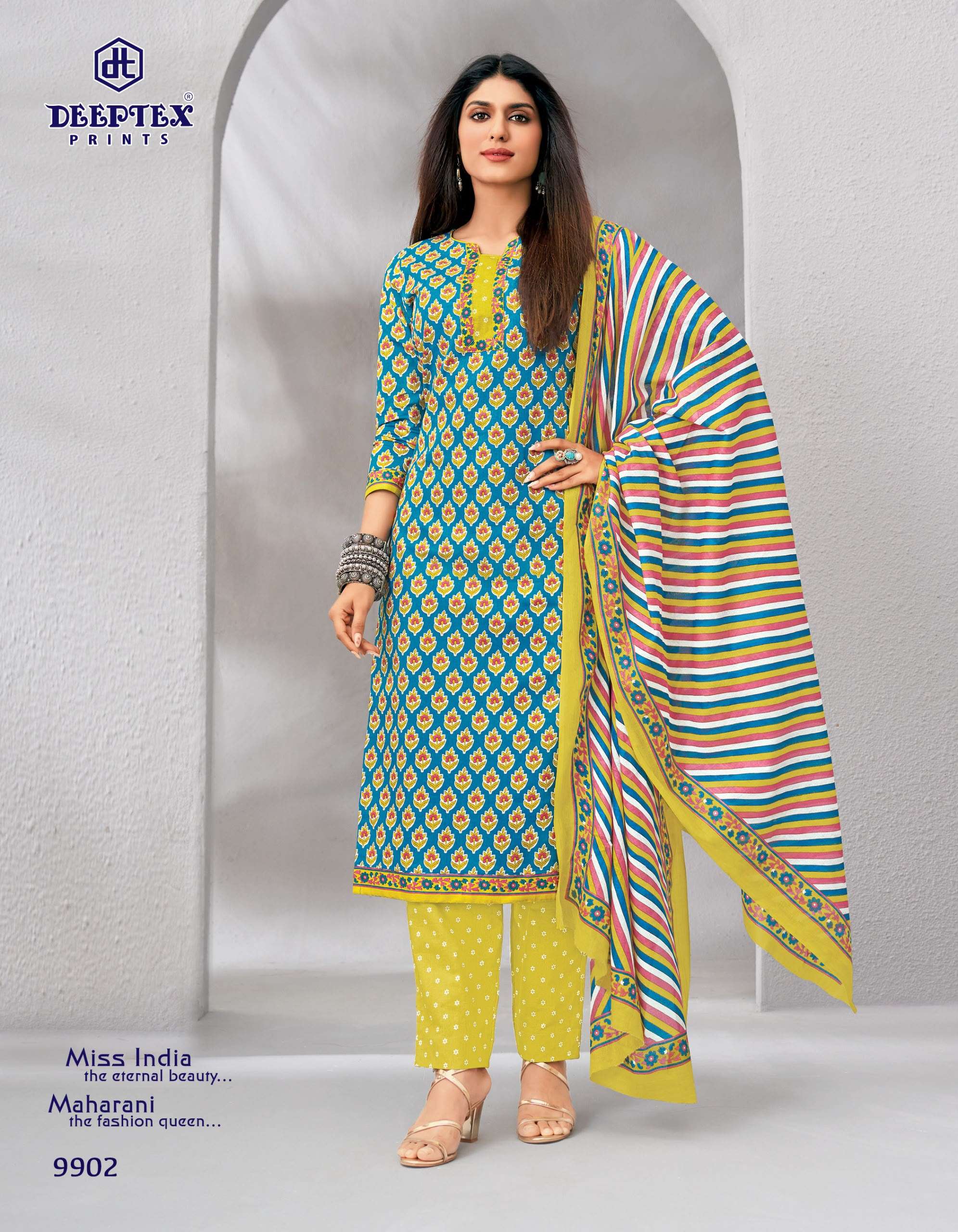 DEEPTEX PRINTS MISS INDIA VOL 99 COTTON PRINTED LADIES SALWAR SUIT	