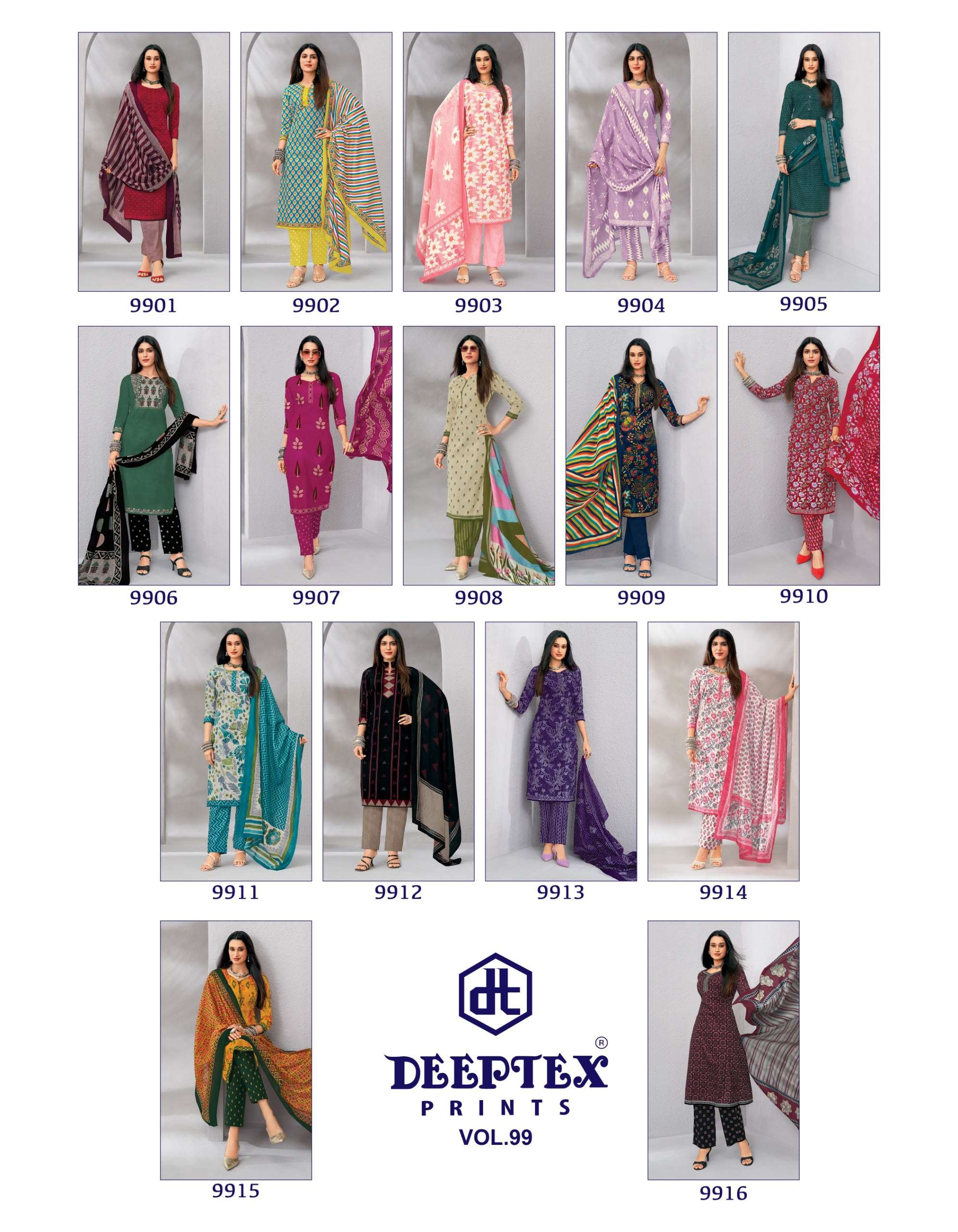 DEEPTEX PRINTS MISS INDIA VOL 99 COTTON PRINTED LADIES SALWAR SUIT	