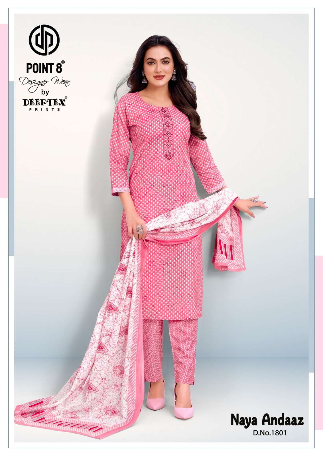 DEEPTEX PRINTS NAYA ANDAAZ VOL 18 COTTON PRINTED READY MADE LADIES SUIT