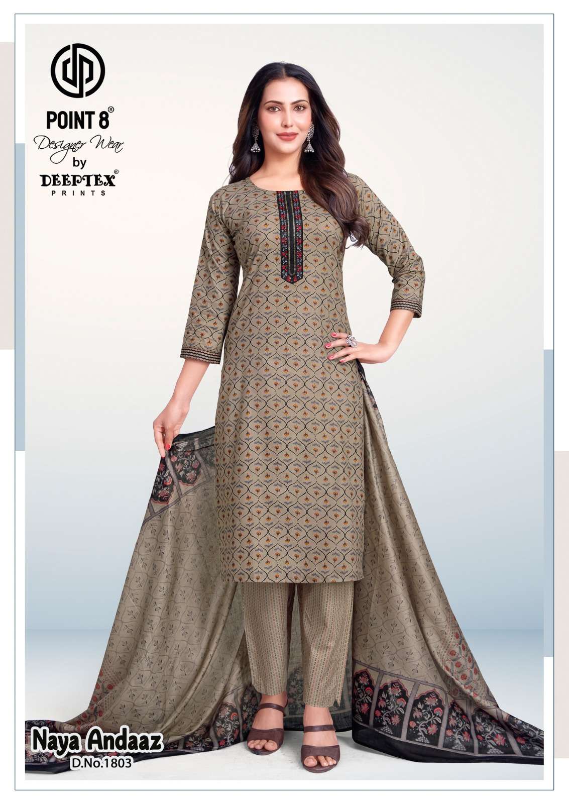 DEEPTEX PRINTS NAYA ANDAAZ VOL 18 COTTON PRINTED READY MADE LADIES SUIT