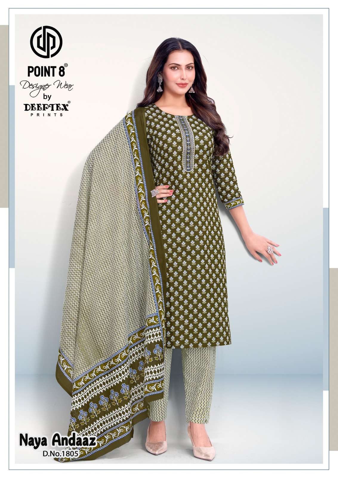 DEEPTEX PRINTS NAYA ANDAAZ VOL 18 COTTON PRINTED READY MADE LADIES SUIT