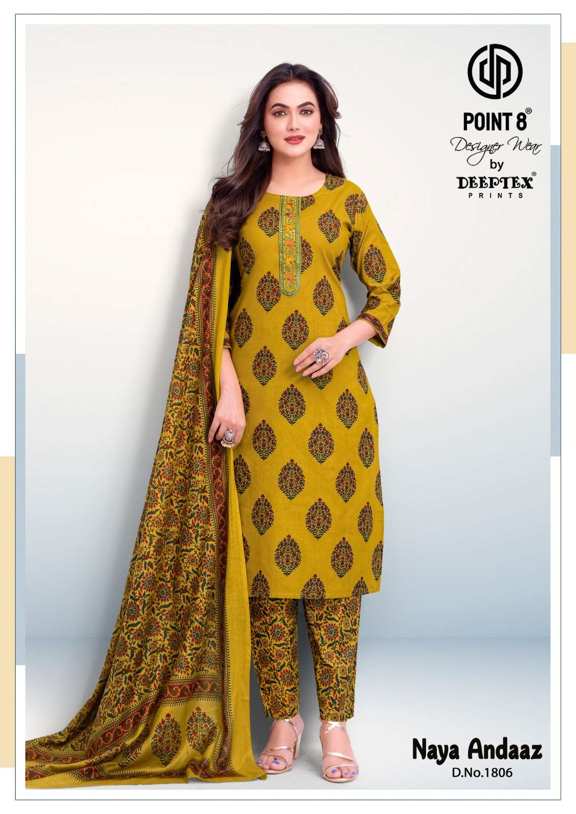 DEEPTEX PRINTS NAYA ANDAAZ VOL 18 COTTON PRINTED READY MADE LADIES SUIT