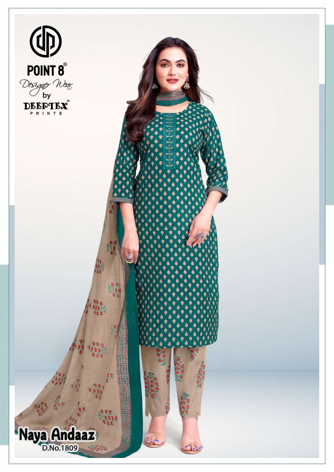 DEEPTEX PRINTS NAYA ANDAAZ VOL 18 COTTON PRINTED READY MADE LADIES SUIT